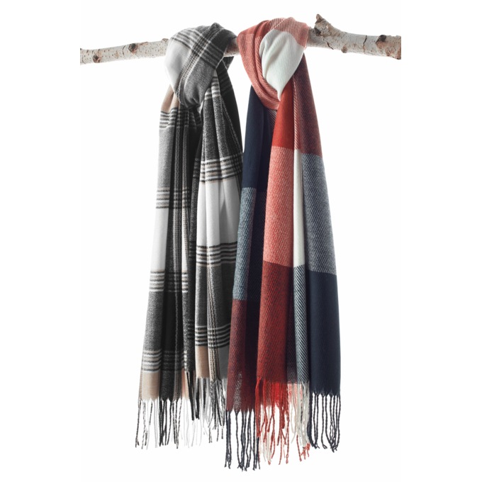 Classic Checkered Scarf, , large