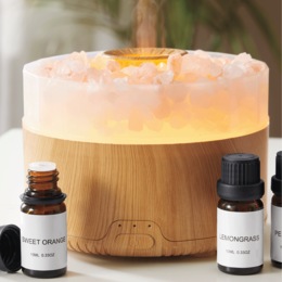 Himalayan Salt Diffuser with Remote, , large