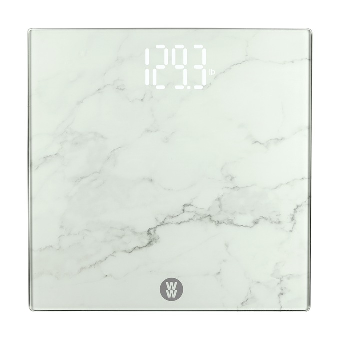 Weight Watchers Hidden Display Glass Scale, , large