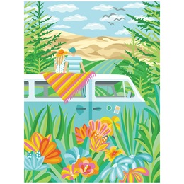 Adult Beginner Paint-by-Numbers Kit, , large