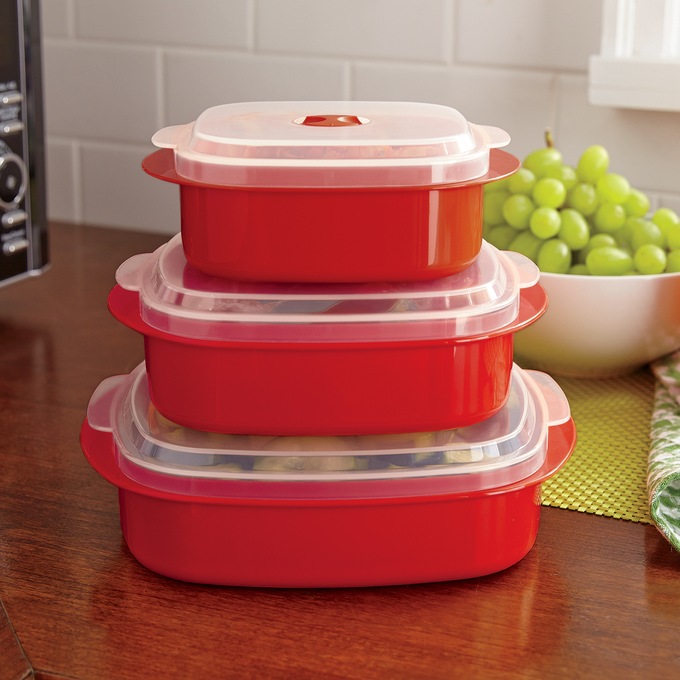 Rubbermaid 6pc Food Storage Container Set (3 Containers, 3 Lids) : Target