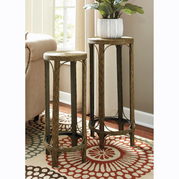 Set of 2 Renita Plant Stands, , large