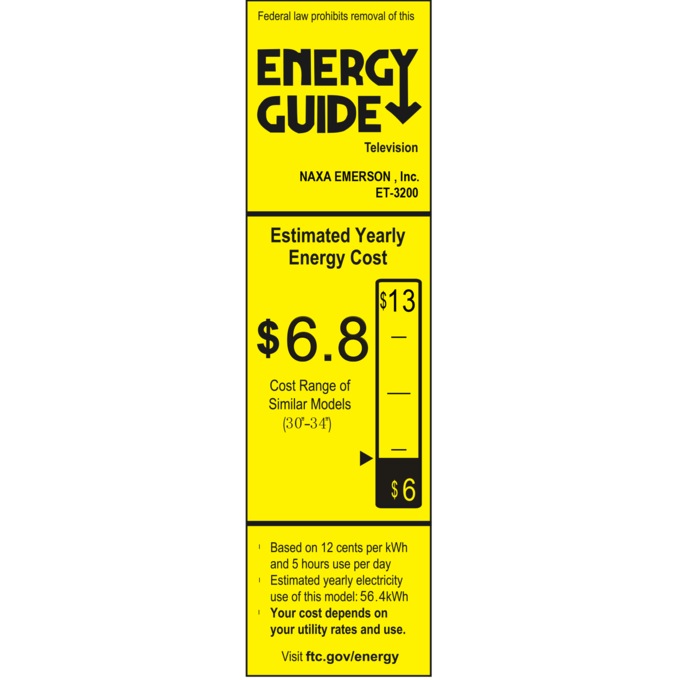 Emerson 32" LED TV, , large