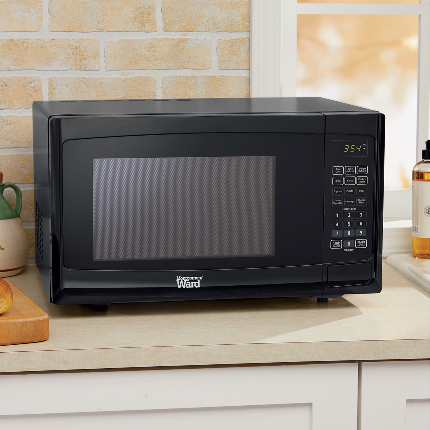 Countertop Essential 1 Cu Ft Colored Microwave Oven By Ft Colored Microwave Oven By Montgomery Ward