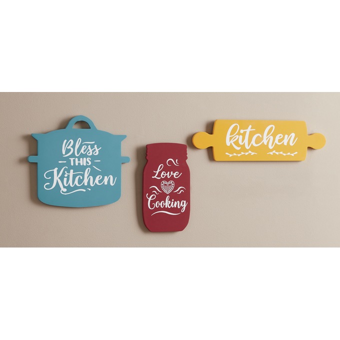 3-Piece Kitchen Wall D&eacute;cor, , large