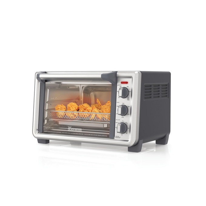 BLACK+DECKER 6-Slice Crisp 'n Bake Air Fry Toaster Oven, , large