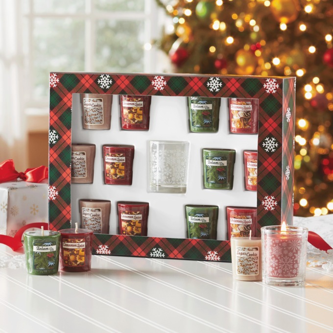 13-Piece Home for Holidays Votive Set, , large