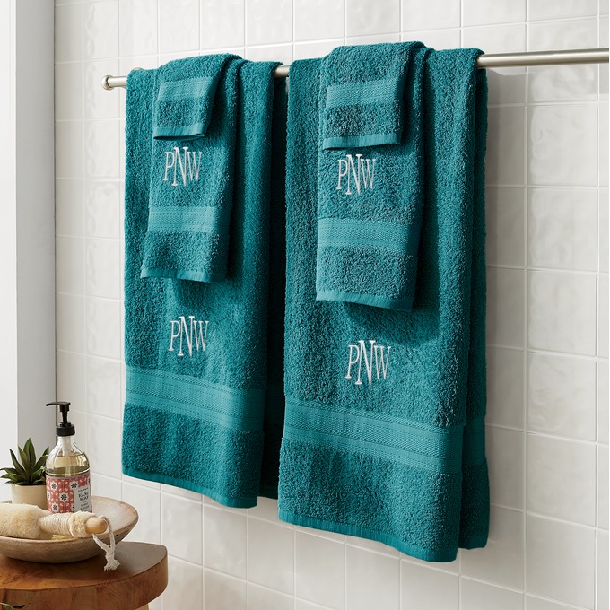 Color Connection® 6-Piece Cotton Towel Set, , large