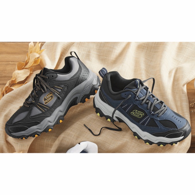 Skechers Men s Stamina at Upper Stitch Lace Up Ginny s
