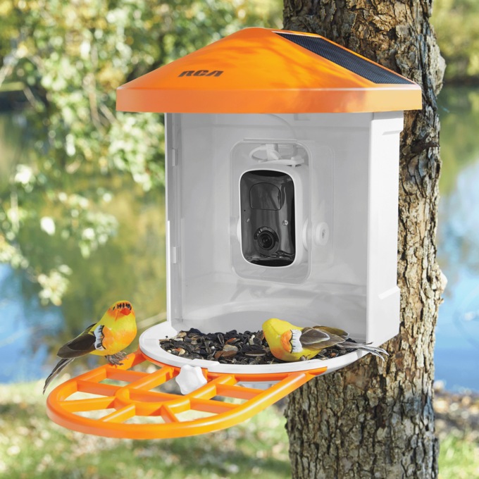 RCA Smart Bird Feeder with HD Camera, , large