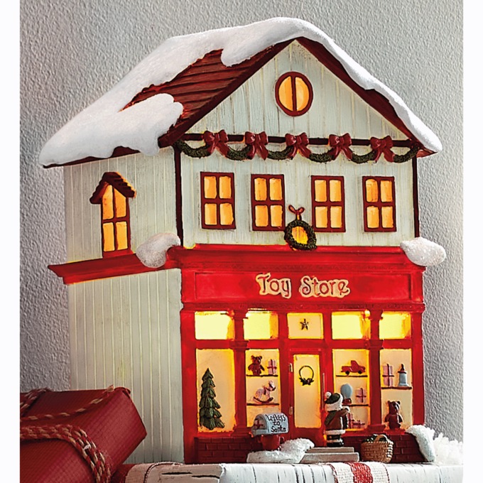 Lit Christmas Town, , large