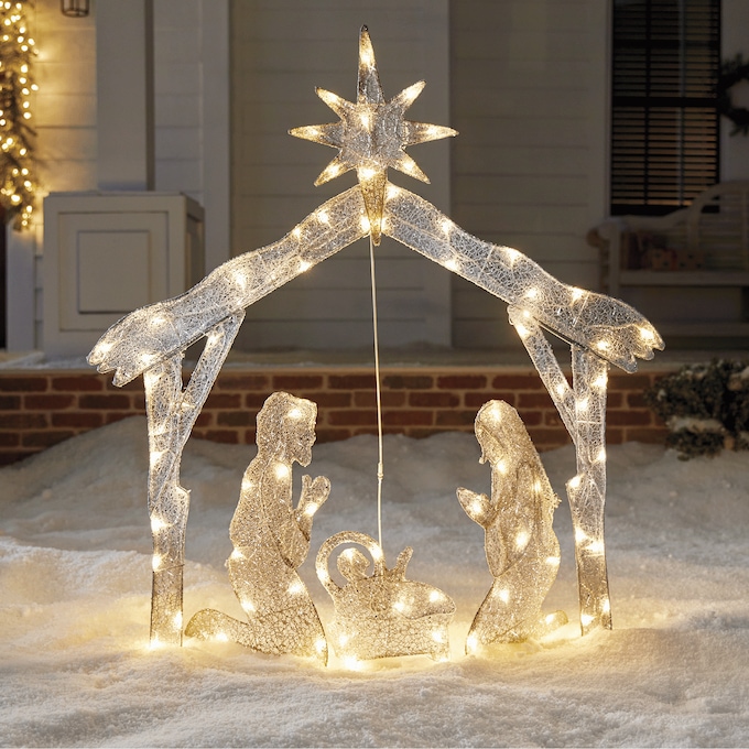 Outdoor Nativity Scene, , large