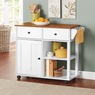 Katie Kitchen Cart with Storage, , large