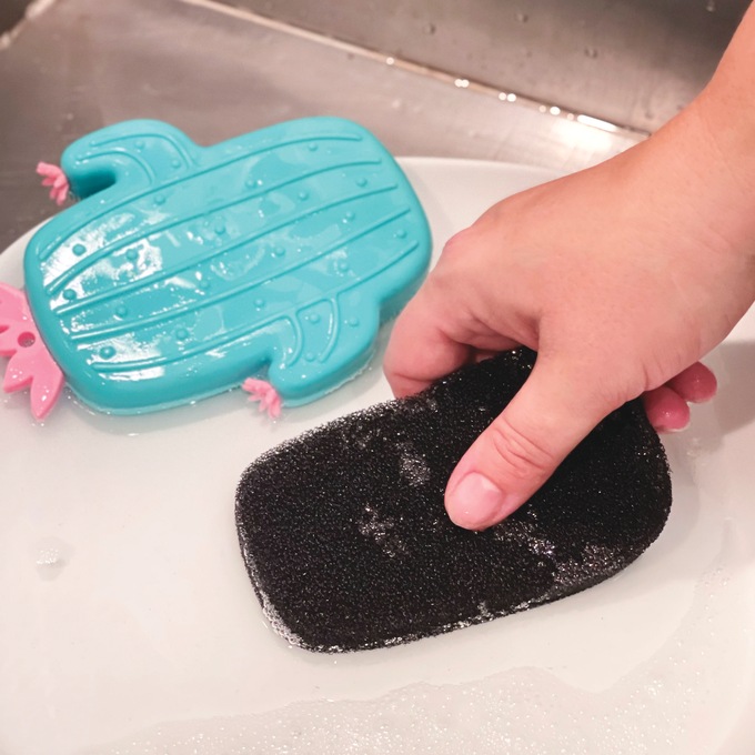 2-in-1 Brush & Sponge, , large