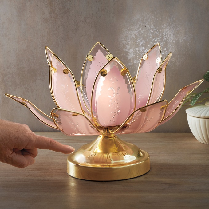 商品画像：Lotus Touch Lamp | Ginny's 5