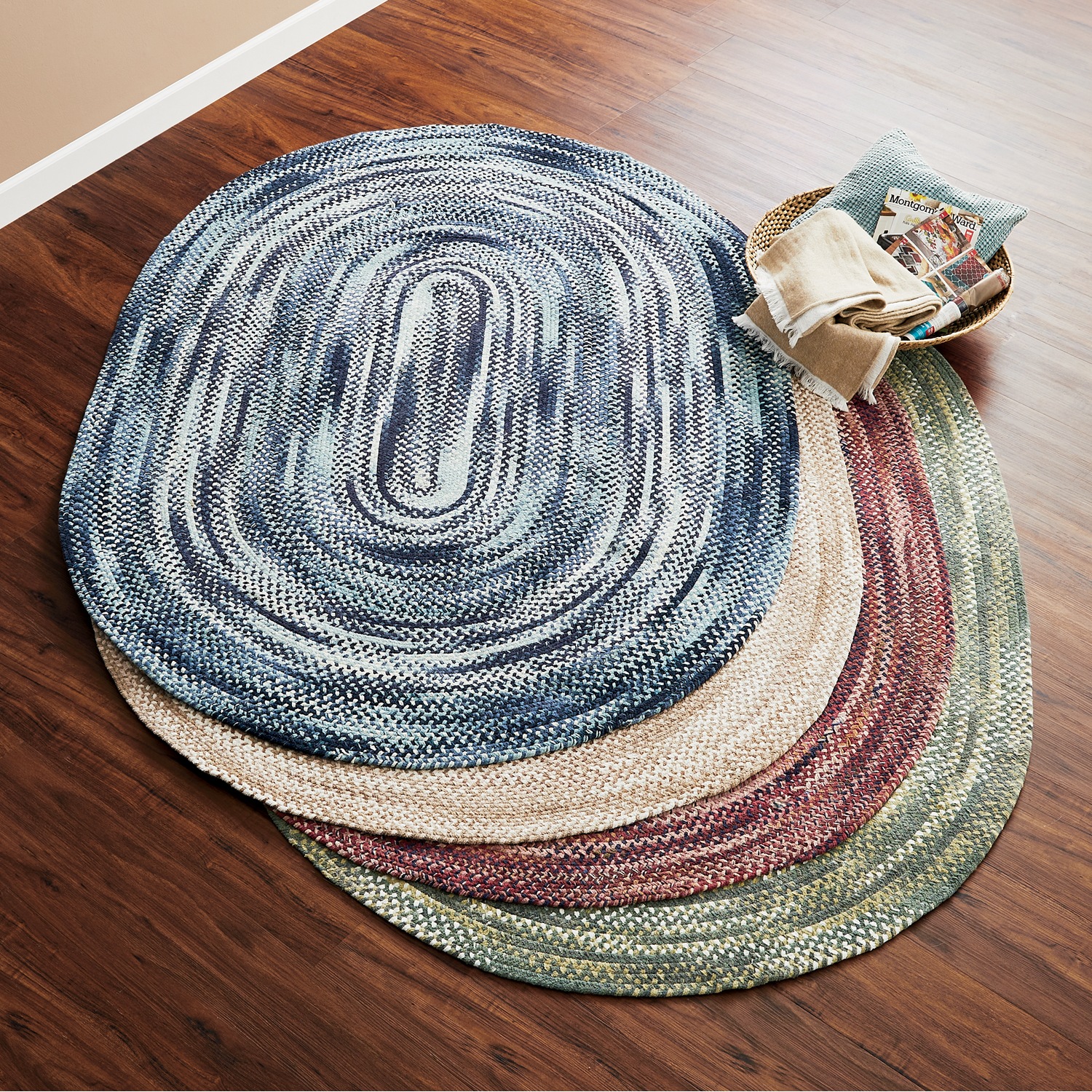 Reversible Ombré Chenille Braided Rug Ginny's