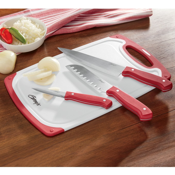 Knife Set with Matching Cutting Board by Ginny's Ginny's