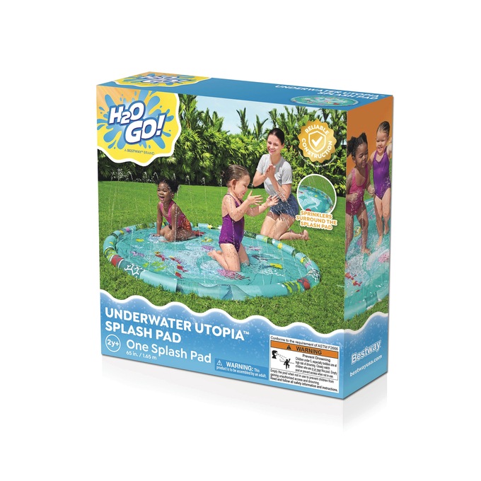 Bestway Underwater Utopia Inflatable Splash Pad, , large