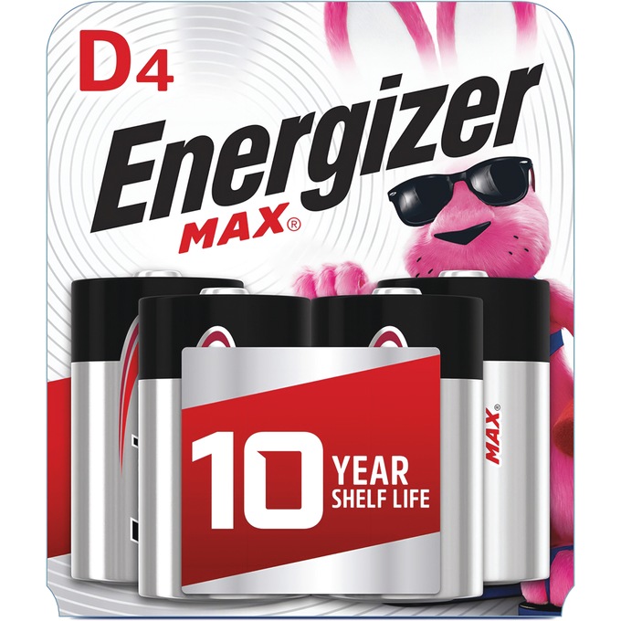 Energizer Max 4-Pack D Batteries, , large