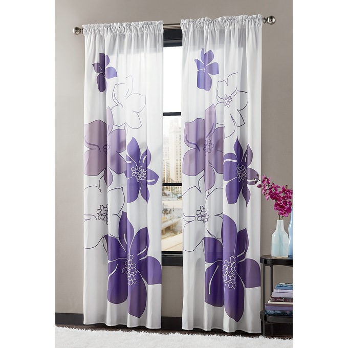 Melina Floral Single Panel, , large