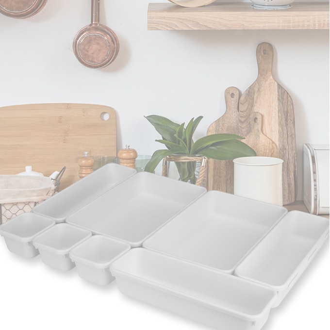 8-Piece Drawer Organizer Set, , large