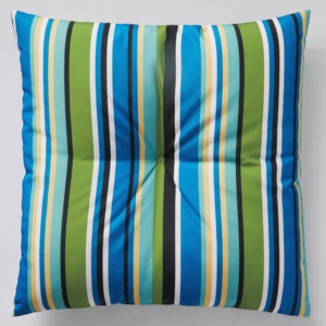 Button-Tufted Outdoor Pillow, , large