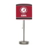 NFL or NCAA Team Logo Chrome Table Lamp with USB, , large