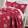 Embroidered Snowflake Sham, , large