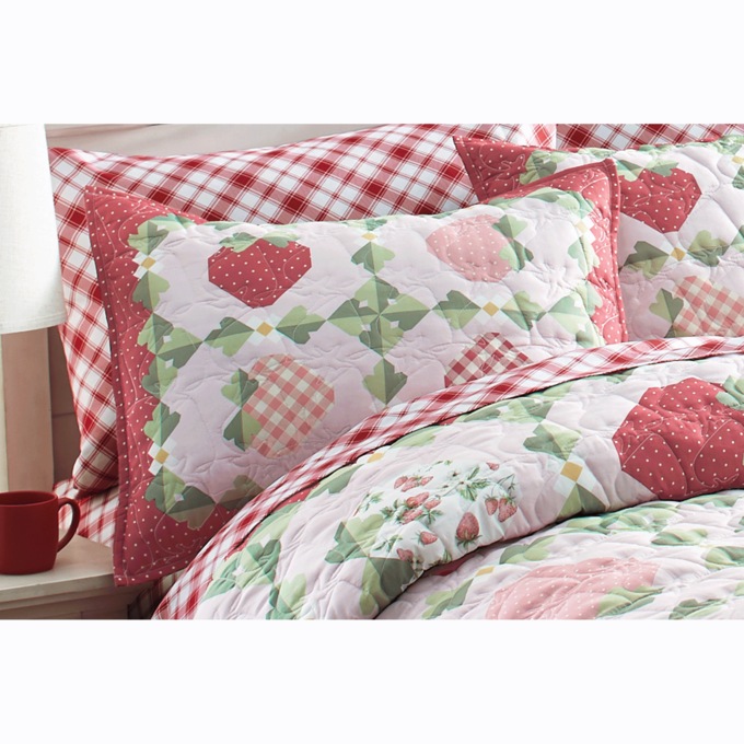 Strawberry Patch Sham, , large