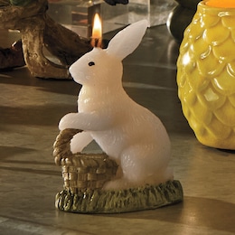 Figural Bunny Candle, , large