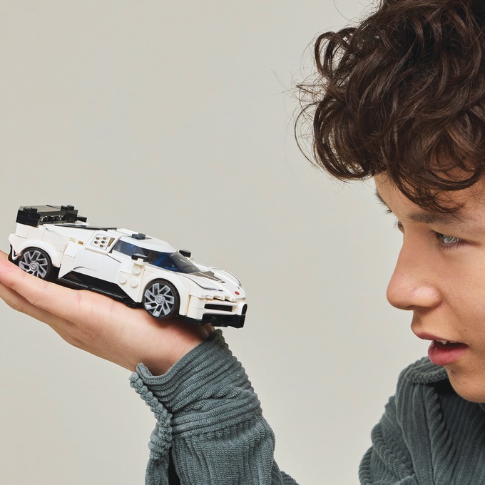 LEGO Speed Champions Bugatti Centodieci Hyper Sports Car, Multi, large