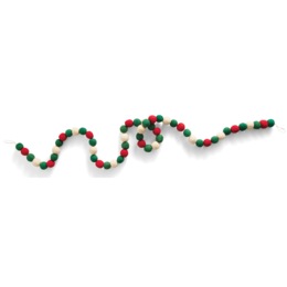 Red &amp; Green Christmas Garland, , large
