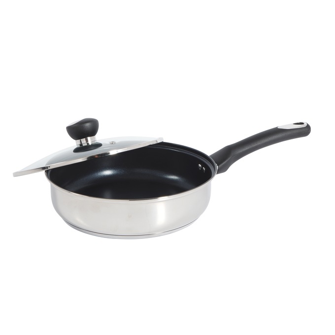 Oster Baldwyn 10-Piece Stainless Steel Cookware Set, , large