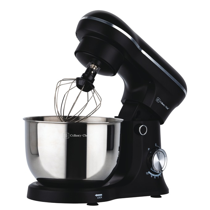 Culinary Chef 8-Speed Stand Mixer, Black, large