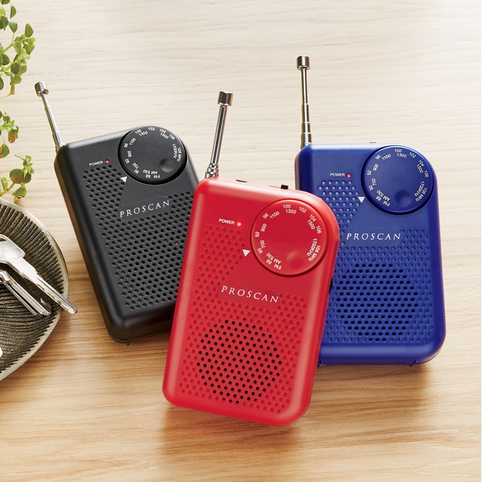 Proscan Pocket AM/FM Radio, , large