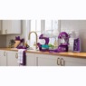 2-Tier Dish Rack, Purple Punch, large