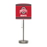 NFL or NCAA Team Logo Chrome Table Lamp with USB, , large
