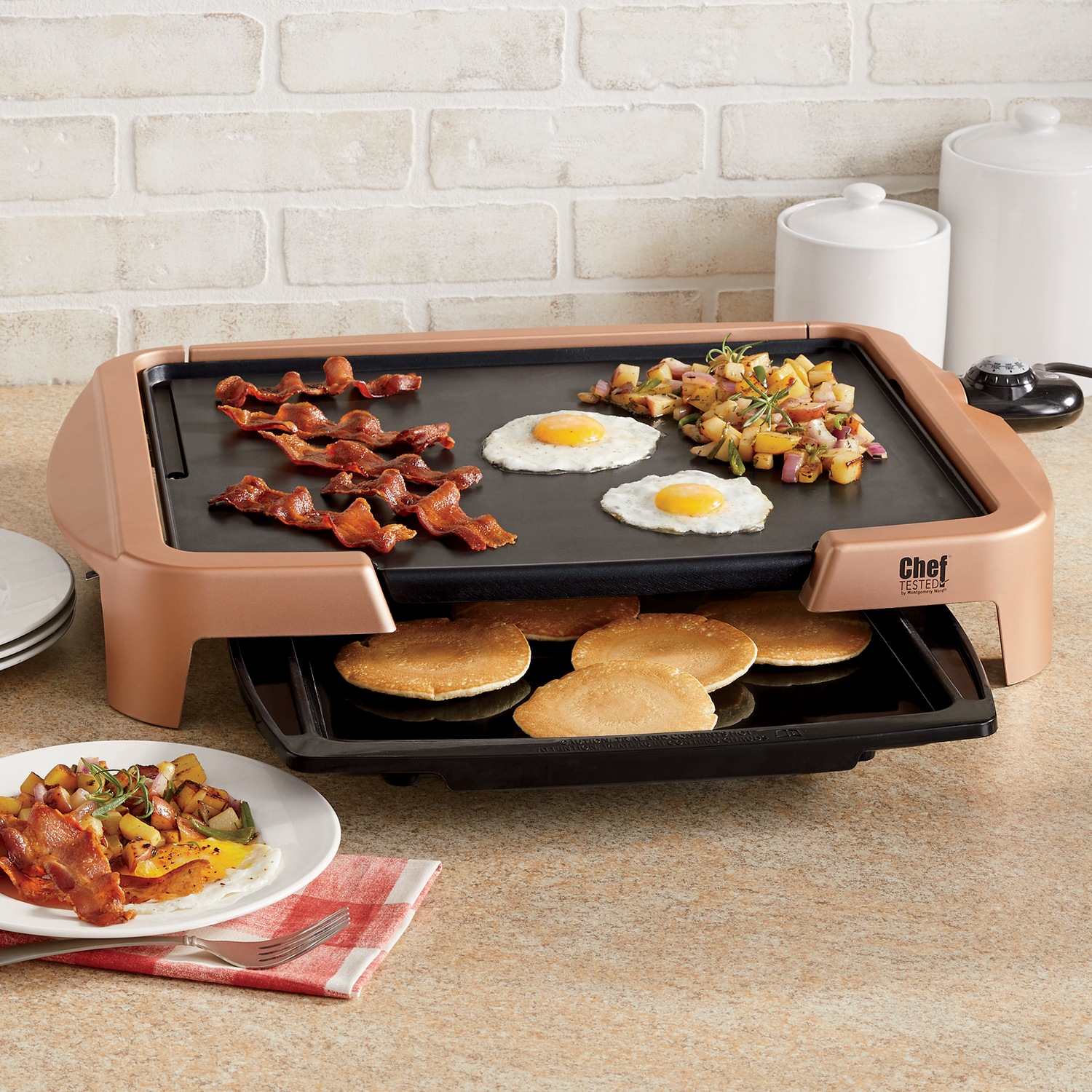 Chef Tested Griddle with Warmer Drawer by Wards Ginny's