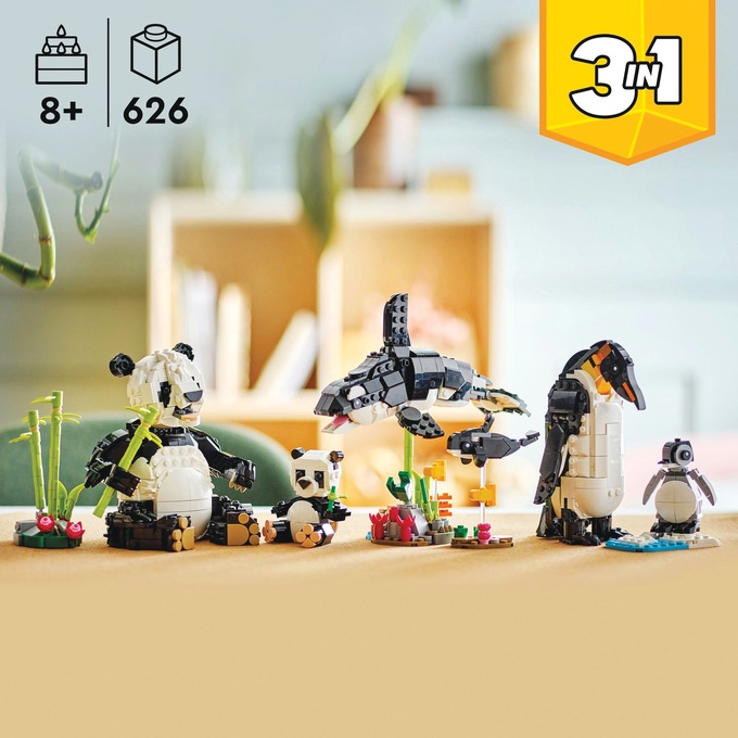 LEGO Creator 3-in-1 Panda Family, , large