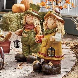 Scarecrow with Lantern, , large