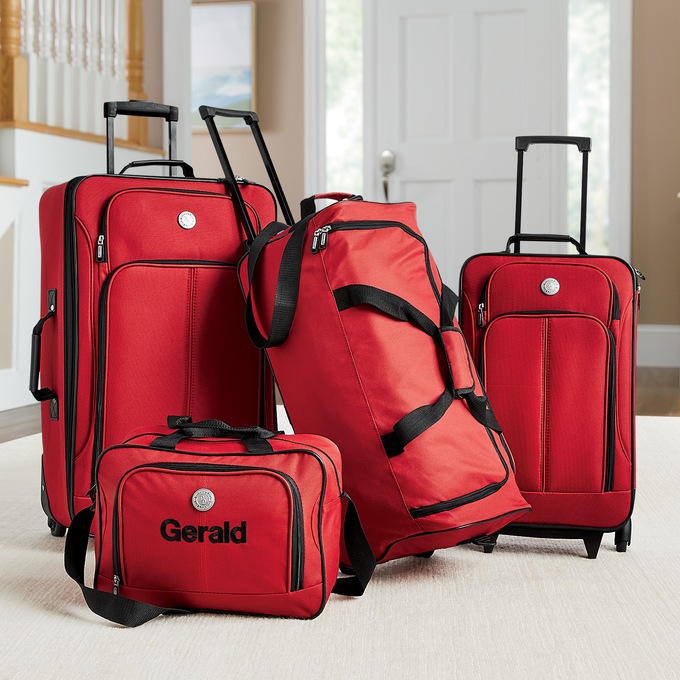 Travelers Club 4-Piece Travel Luggage Set, , large