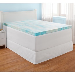 Sleep Connection 3 1/2-Inch Cooling Foam Topper, , large