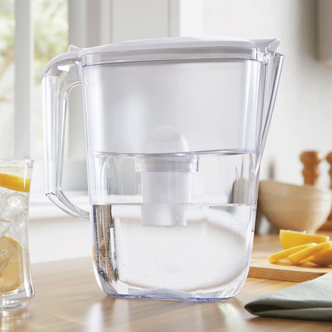 Aqua Optima Daisy Water Filter Pitcher, , large