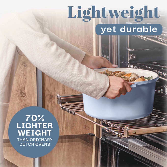 Gotham Steel 5-Quart Dutch Oven with Lid, , large