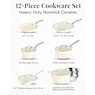 Gotham Steel Natural 12-Piece Ceramic Nonstick Cookware Set, , large