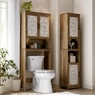 Stamped Metal Towel Cabinet and Space Saver, , large