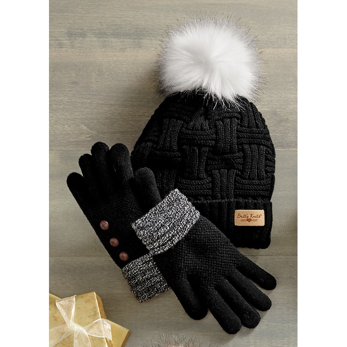 Classic Britt Knit Hat And Gloves Ginny S