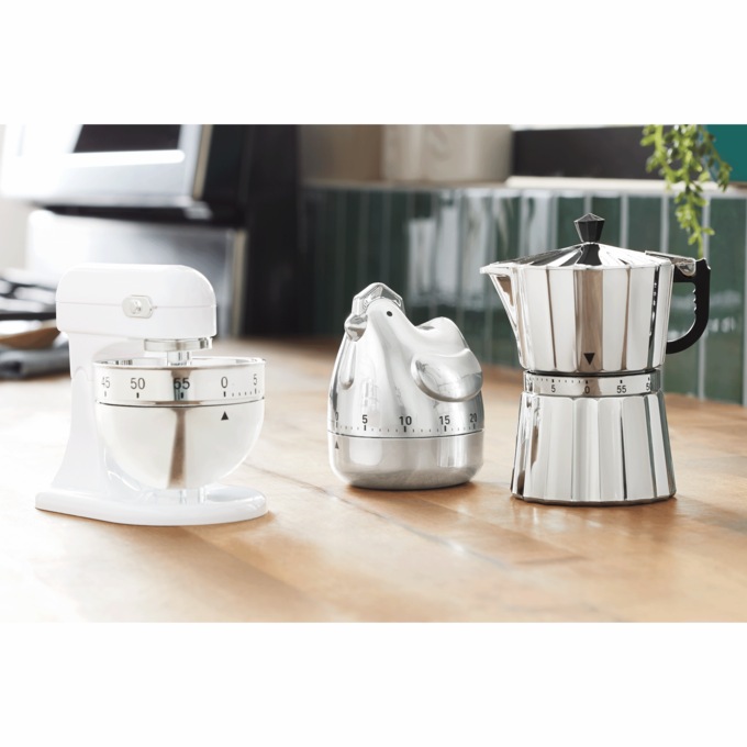 Chrome-Look Kitchen Timer, , large