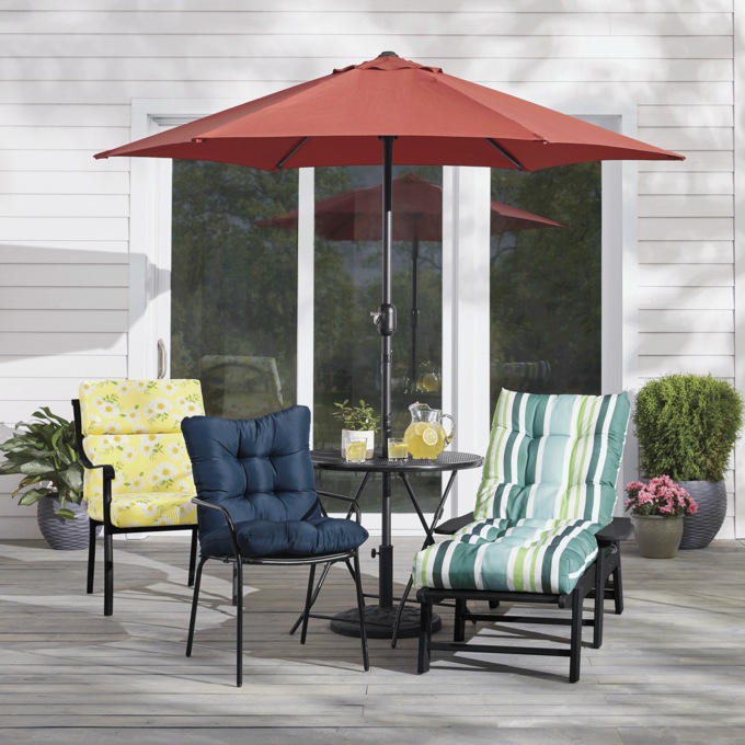 Outdoor Cushions and Button Pillows, , large