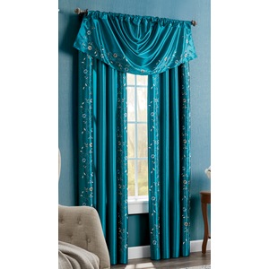 Embroidered Taffeta Panel, , large
